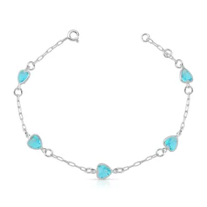Pulseira Coração Aqua